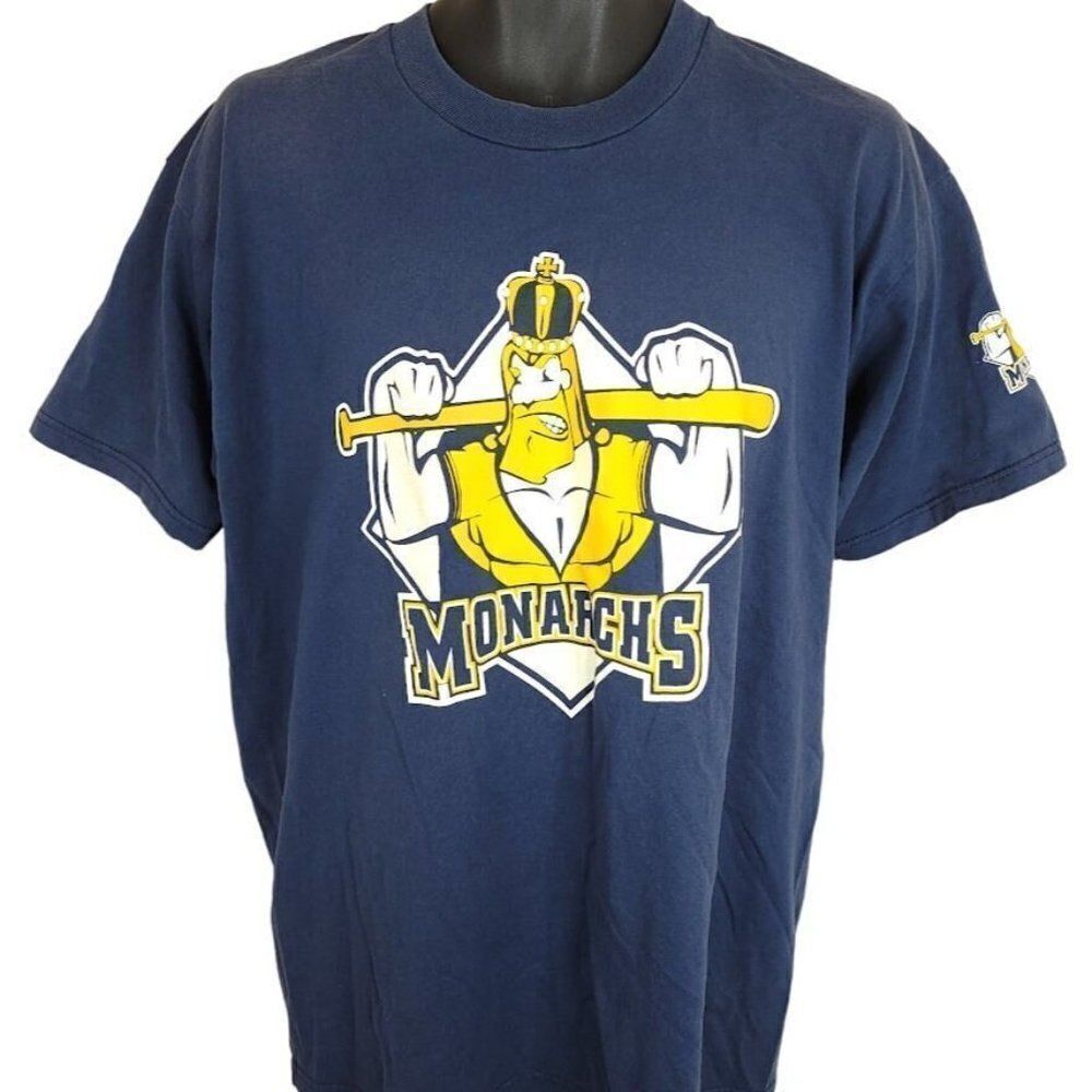 Michigan Monarchs T Shirt Vintage 90s Summer Collegiate Baseball Club Mens XL